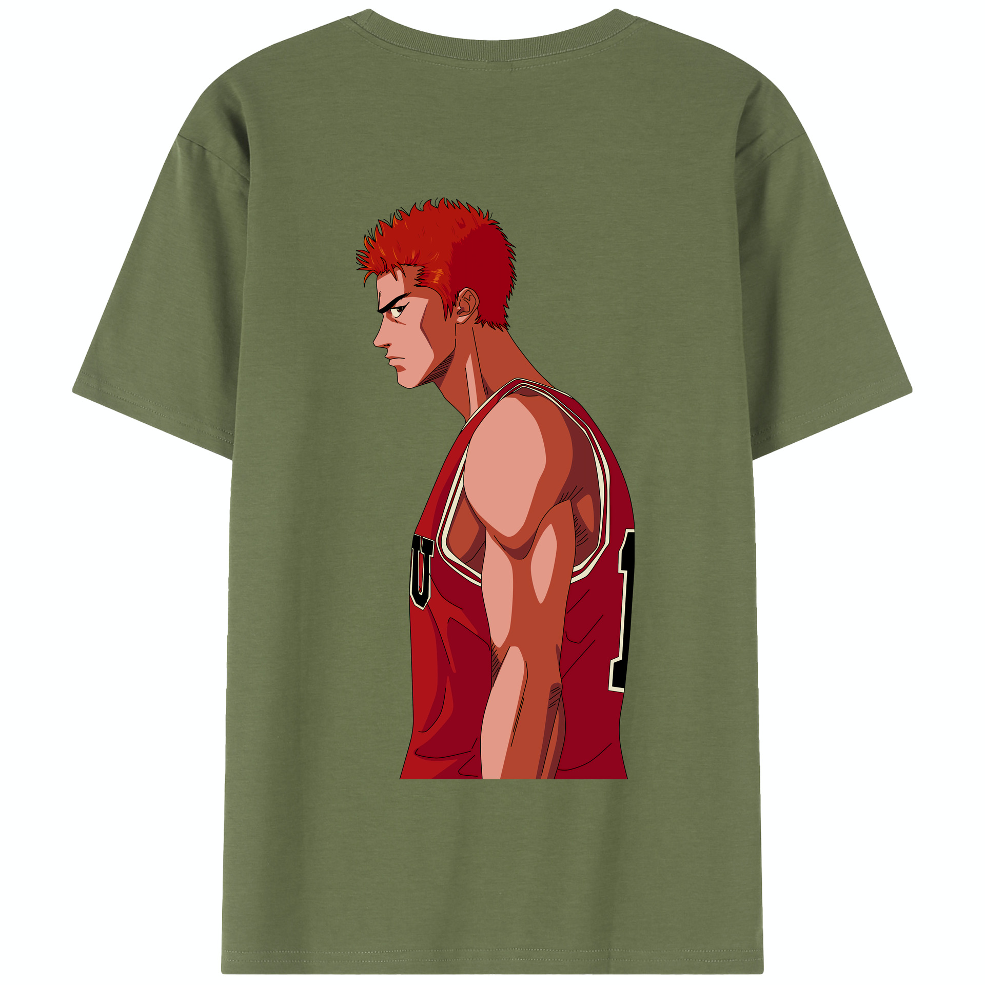 SLAM DUNK／スラムダンク 綿100％半袖Tシャツ（背面プリント）